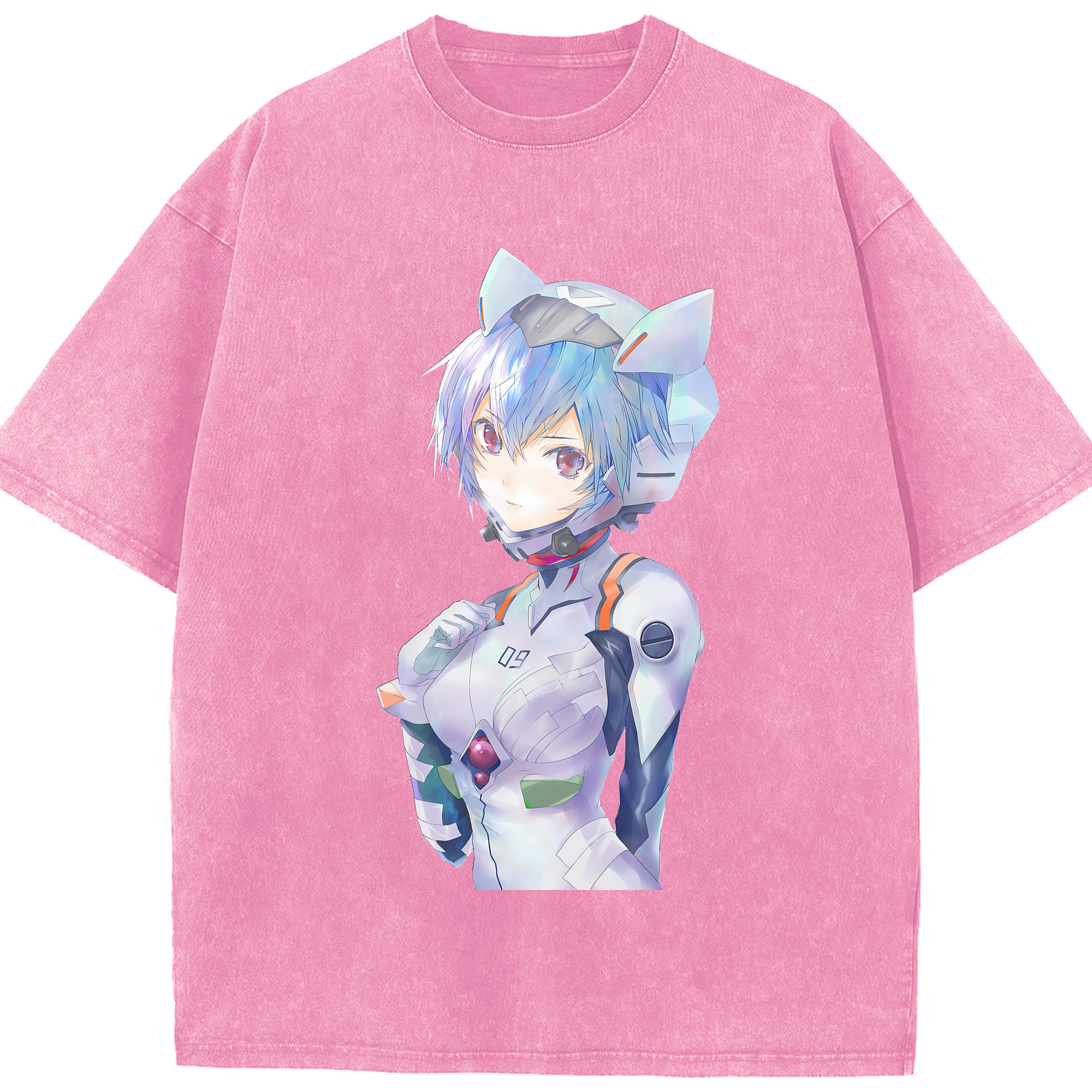 （画像用） EVA 新世紀エヴァンゲリオン 綿100% ヴィンテージ風 半袖Tシャツ（フロントプリント）